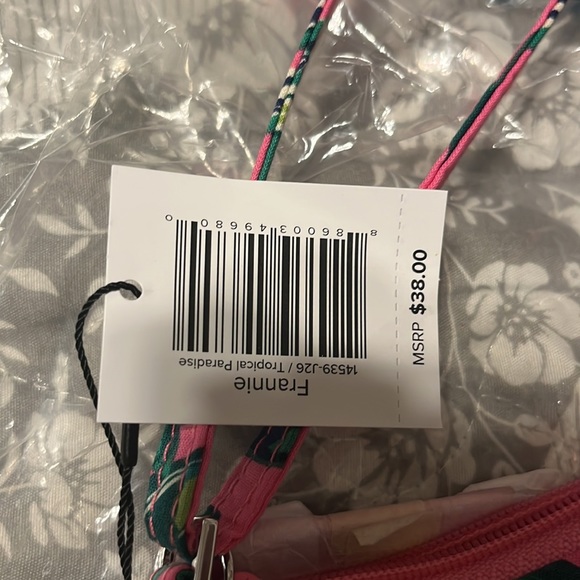 Vera Bradly tropical Paradise Frannie new with tags - Picture 4 of 7